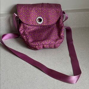 Baggallini Pink Geometric Crossbody Bag
